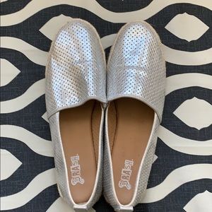 Silver Espadrilles
